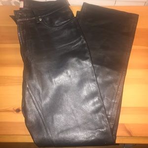Old Navy leather pants  Black size 8